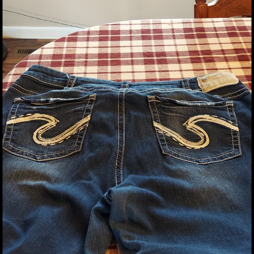 Silver capris